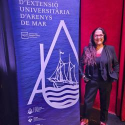 Mariona Millà, en el dia de la conferència sobre Frida Kahlo